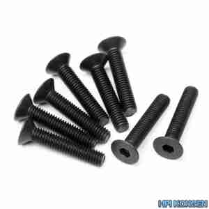 HPI 100557 Flat Head Screw M3X16mm (Hex Socket/8Pcs)