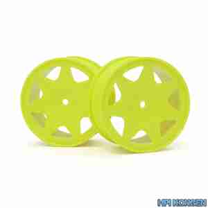HPI 100620 Ultra 7 Wheels Yellow 30mm (2Pcs)