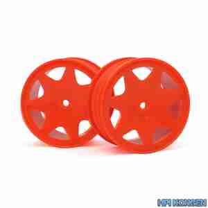 HPI 100622 Ultra 7 Wheels Orange 30mm (2Pcs