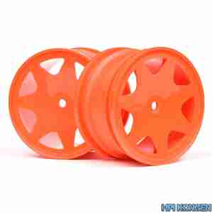 HPI 100623 Ultra 7 Wheels Orange 35mm (2Pcs)