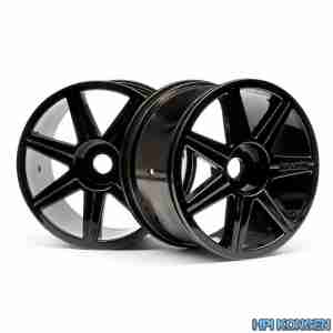 HPI 101156 7 Spoke Black Chrome Trophy Truggy Wheel
