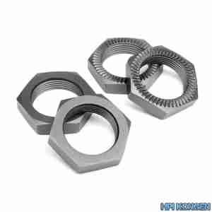 HPI 102216 Wheel Nut 24mm (Gunmetal/4Pcs)