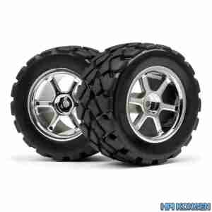HPI 105524 Mounted Vt Tire/Wheel Set (4Pcs)