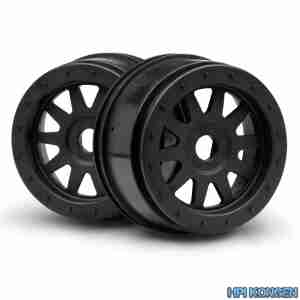HPI 106896 Tr-10 Glue-Lock Wheel Black (120X60mm/2Pcs)