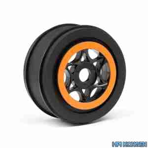 HPI 107855 Ah-64 Wheel Black/Orange (42X83mm/2Pcs)