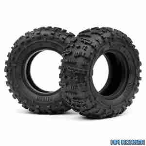 HPI 67913 Rover 1.9 Tire (Red/Rock Crawler/2Pcs)