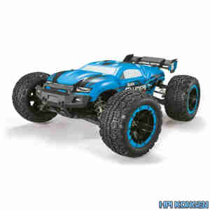 BlackZon Slyder ST Turbo 1/16 4WD 2S Brushless Stadium Truck - Blå