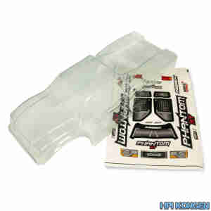Maverick 150047 Clear Lexan Phantom Truck Body - W/ Decal Sheet