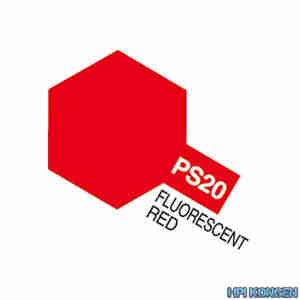 Tamiya Color Lexan PS-20 Flourecent Red
