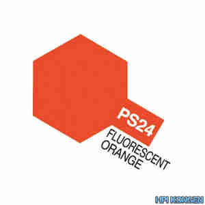 Tamiya Color Lexan PS-24 Flourecent Orange